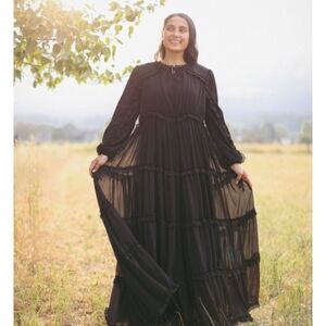 Dainty Jewells Black Long Sleeve Dress